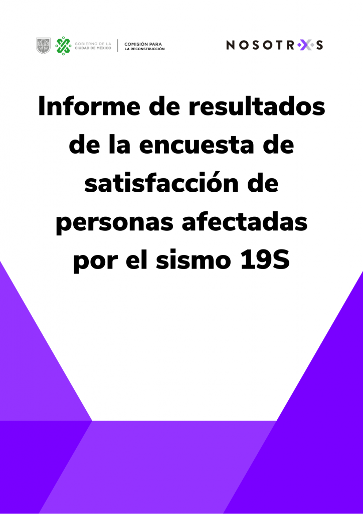 Informe de resultados de la encuesta de satisfacción de personas afectadas por el sismo 19S (1)